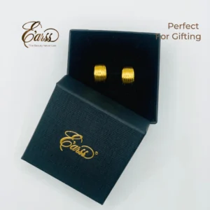 Hoop Line Gold Earring | Stainless Steel | 18K Gold Plated