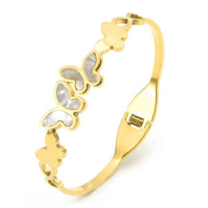 Stainless Steel Butterfly Bangle