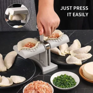 Automatic Dumpling Maker – 2-in-1 Double Dumpling Press | ماكينة صنع الزلابية الأوتوماتيكية