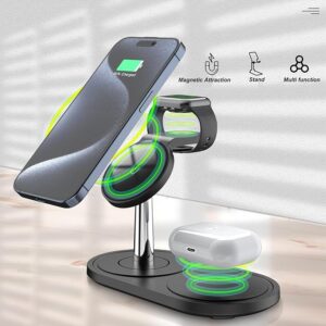 Multifunctional 3-in-1 Wireless Charger 15W | Phone, Watch & Earbuds